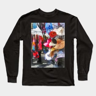 Hats and Purses at Street Fair Long Sleeve T-Shirt